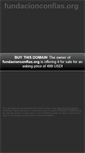 Mobile Screenshot of fundacionconfias.org