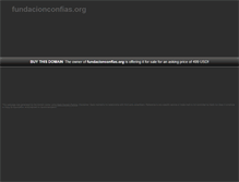 Tablet Screenshot of fundacionconfias.org